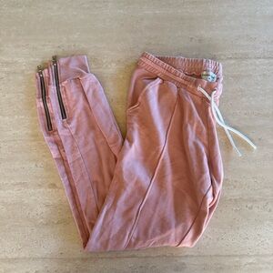 Cotton Citizen pink jogger sweatpants size medium